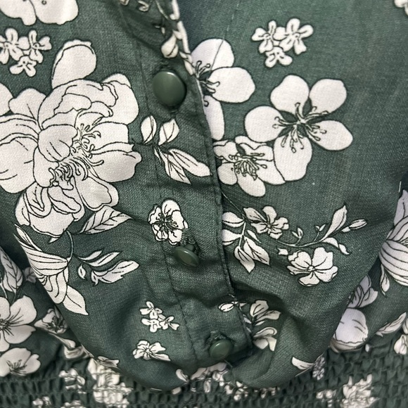 Juniors size small fall dress with arm ties, elastic waist, super soft material. - Picture 7 of 11